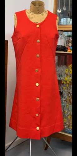 Red vintage mod scooterist - vintage, /