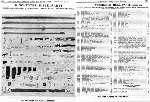 1952 print winchester - ad, of