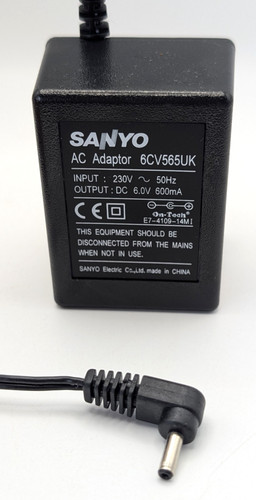 Sanyo mains adapter - ac,