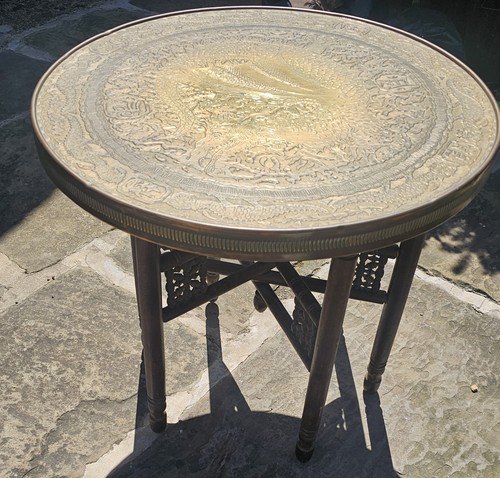 Antique chinese brass topped - antique,