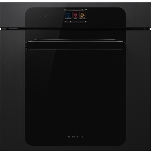 Smeg oven black sop6204s2pbi - oven,