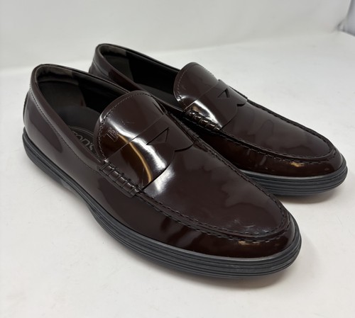 Tod gommino brown leather - gommino,