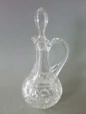 Vintage glass oil - glass, vinegar