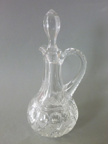 Vintage glass vinegar oil - vintage,