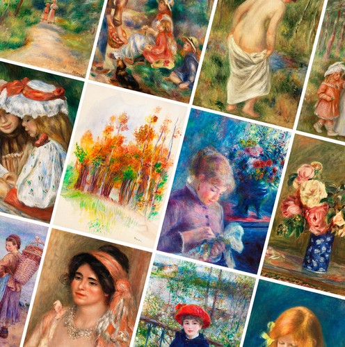 Renoir paintings poster - renoir,