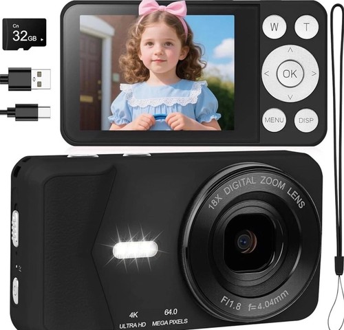 Digital camera 64mp - 4k,