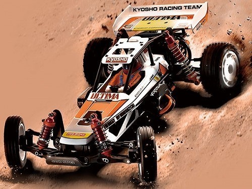 Kyosho ultima 2wd rc - 2wd,