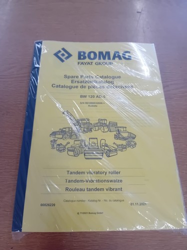 Bomag 120 book s n - bomag,