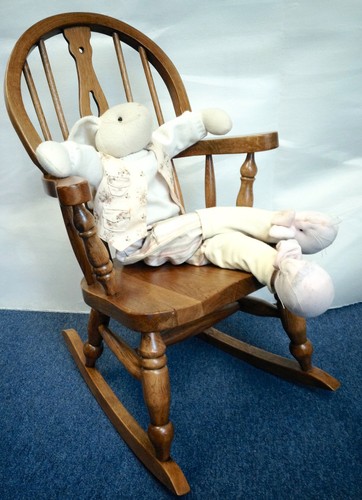 Reproduction child oak - child, rocking