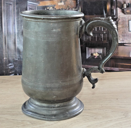 Antique pewter victorian or - victorian,
