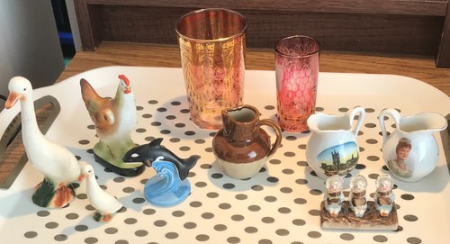 Old selection small pottery - selection,
