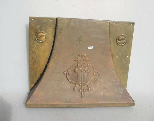 Victorian brass fire front - victorian,