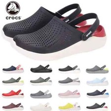 Classic sandals Crocs lightweight clog beach slippers holiday slippers-UK