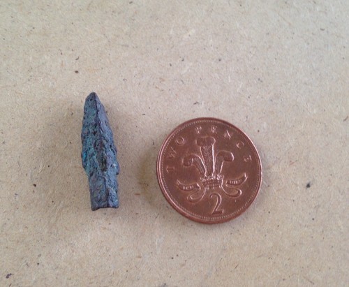Ancient greek bronze arrowhead - greek,