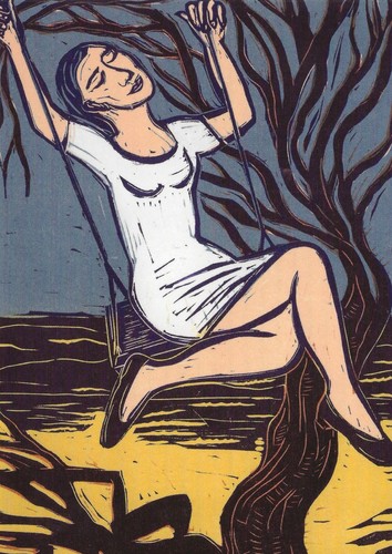 Postcard eileen cooper obe - postcard, ra