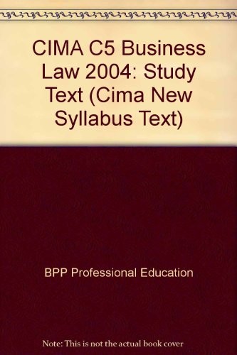 Cima business law 2004 - c5,