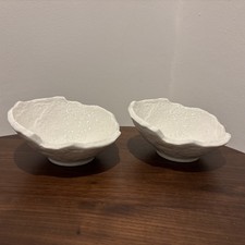 Set of 2 White Starter Plate