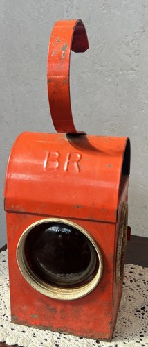 British railway lantern - railway,