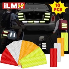 10- 50pcs Reflective Universal  Warning Stickers for Car, Bike Helmet UK