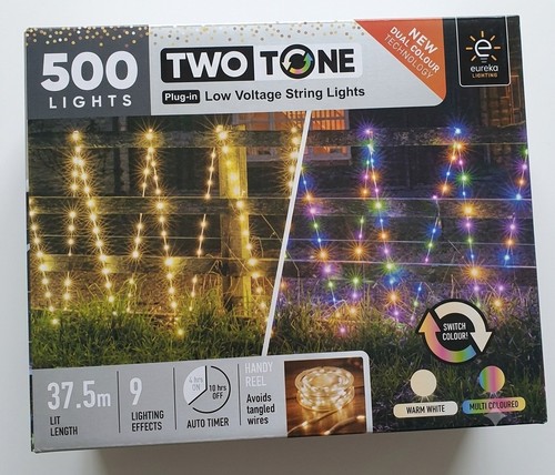 500 led two tone string - two, lights