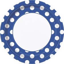 Royal Blue Polka Dot Spotty