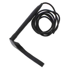 Fancy Dress Black Whip - Role Play Halloween Costume Party