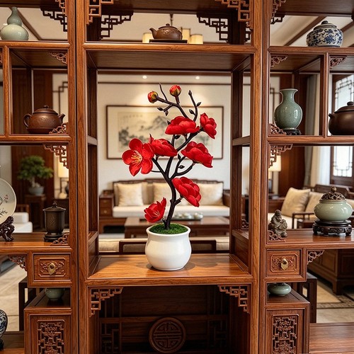 21cm artificial plum blossom - plum,
