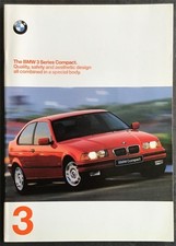 BMW 3 SERIES COMPACT Car Sales Brochure 1997 #711030521  316i 318ti 318tds