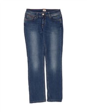 TOMMY HILFIGER Womens Straight Jeans W31 L32 Blue Cotton CW73