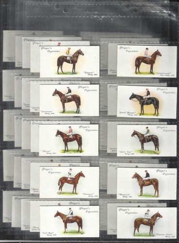 Old horse racing 50 card - horse,