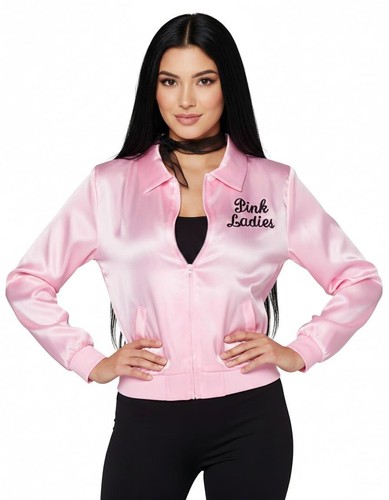 Satin grease costume pink - satin,
