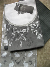 Grey 3 Pack Tea Towels George
