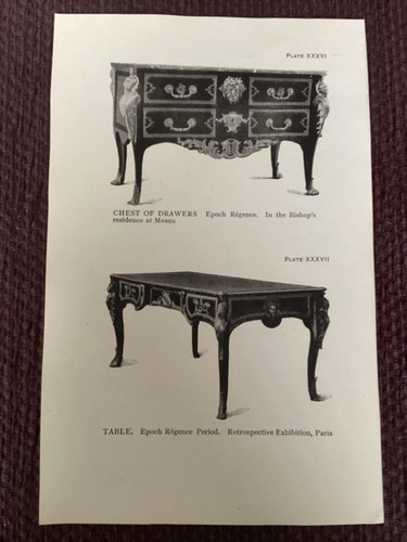 Antique 1913 print chest - antique,