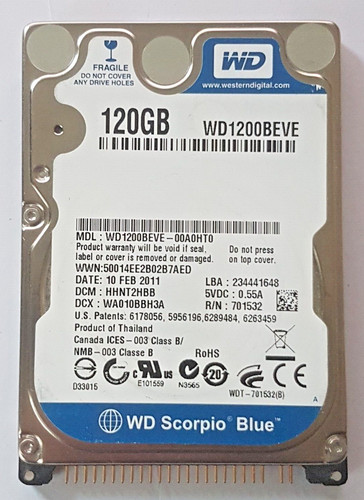 120gb ide western digital - western,