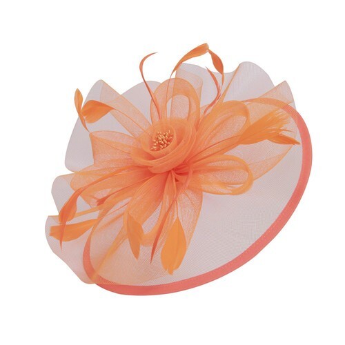 Large net hat fascinator - hat,