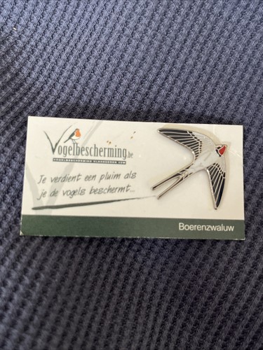 Vogelbescherming swallow pin - vogelbescherming,