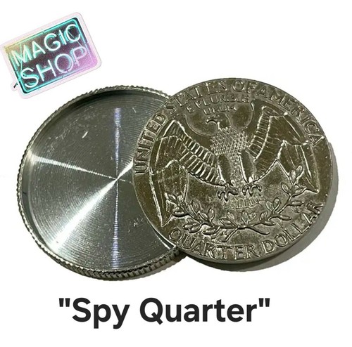 Magic trick spy - magic, quarter
