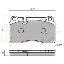 Brake Pads Set For VW Touareg