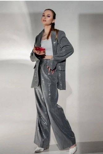 Zara woman bnwt silver grey - woman,