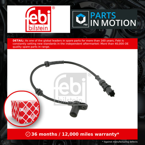 Abs sensor fits vauxhall combo - fits,