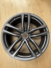 Genuine Audi RS6 C7 Alloy Wheel 21 inch  Refurbed Gun Metal Grey 1 Weld & Buckle