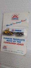 FUNRISE INC 1989 - PETERBILT  TRUCK & TRAILER - FUNRISE LIVERY - 8cms