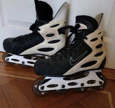 Nike Zoom Air Roller Blades Size 10 US | 9 UK  Black & White Vintage 90s