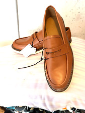 ZARA MAN MEN'S BROWN LEATHER