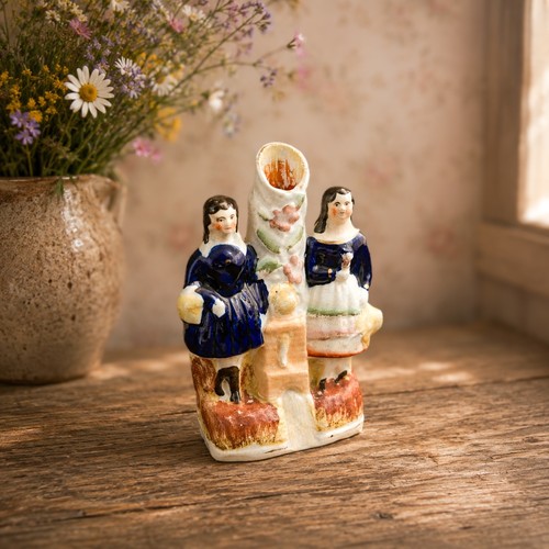 Victorian staffordshire spill - victorian,