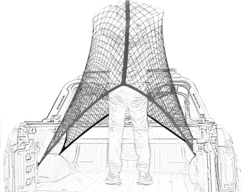 Highly elastic cargo net - highly,