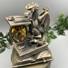 ‘The Studious Dragon’ Myth & Magic Vintage Pewter Figurine Tudor Mint 1992-93