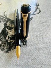 Pelikan M150 fountain pen,Steel M nib,Ink window, nr mint, Piston fill,1980s-90s