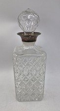 Vintage Crystal Decanter with