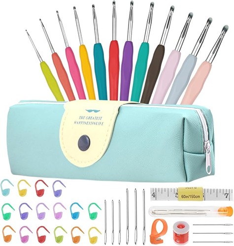 41pcs crochet hooks knitting - crochet,